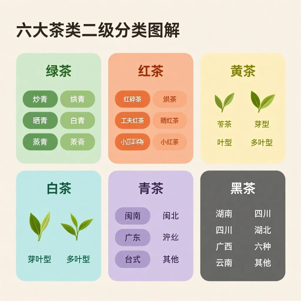 What are the standards for classifying the six major tea categories.webp What are the standards for classifying the six major tea categories.webp